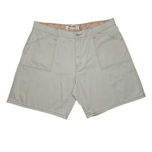 Vtg Levi's 550 Jean Shorts Womens Sz 16 Beige Relaxed Chino Casual Gorpcore Y2k